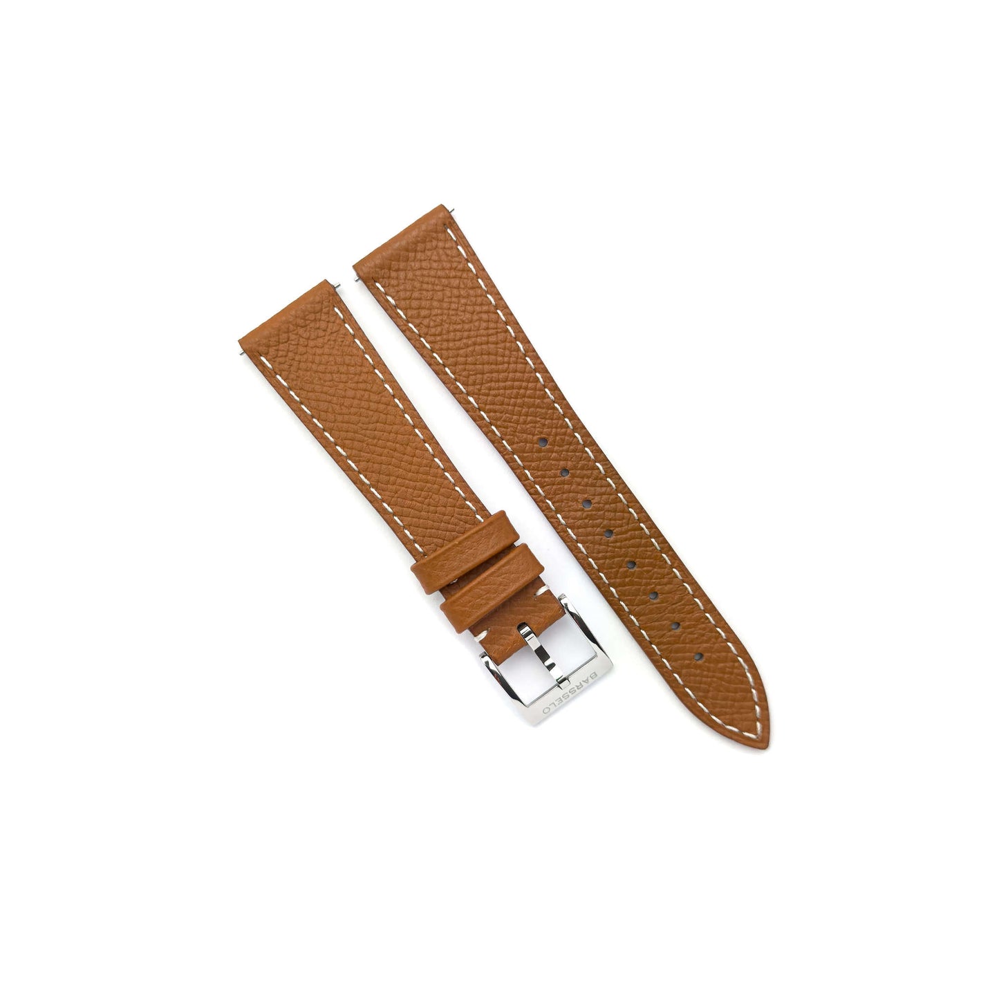 WHISKEY TAN - GRAINED CALF LEATHER WATCH STRAP